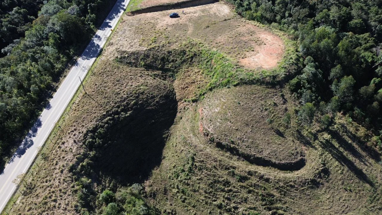Área do terreno à venda na comunidade de Itaquá em Presidente Nereu/SC