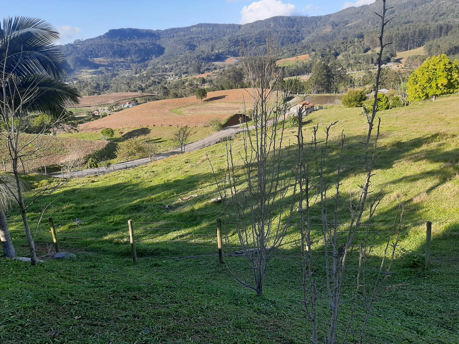 Terreno e paisagem dos morros
