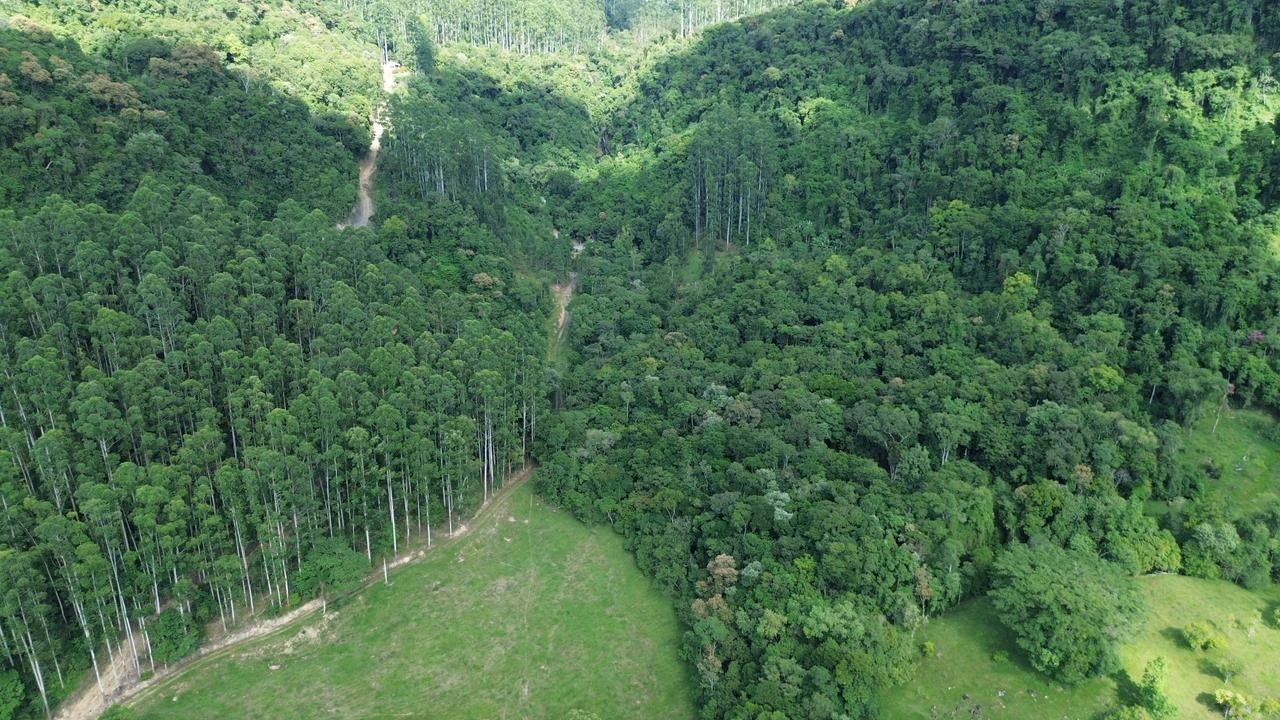 Cascata entre a vegetação e o relevo da propriedade
